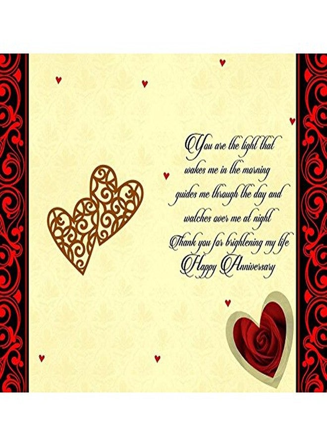 Alwaysgift Happy Anniversary Husband Greeting Card,Pack of 1 - Image 2